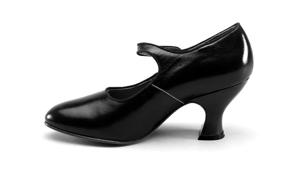 Anna May Women's 1920s Mary Jane High Heels (Navy)