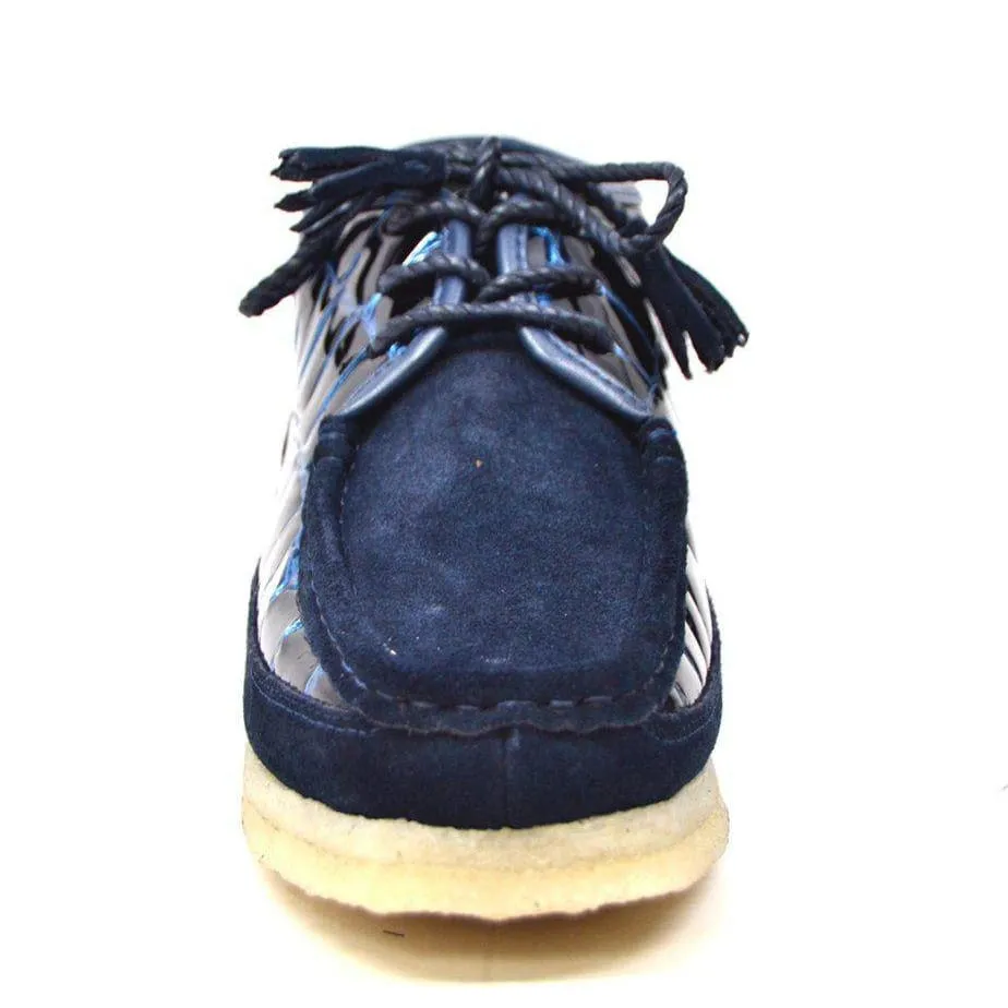 British Walkers Knicks Croc Men's Crocodile Leather and Suede Limited Edition Style