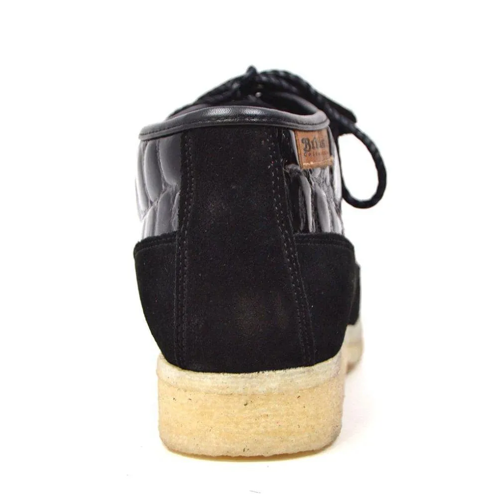 British Walkers Knicks Croc Men's Crocodile Leather and Suede Limited Edition Style