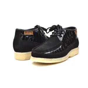British Walkers Knicks Croc Men's Crocodile Leather and Suede Limited Edition Style