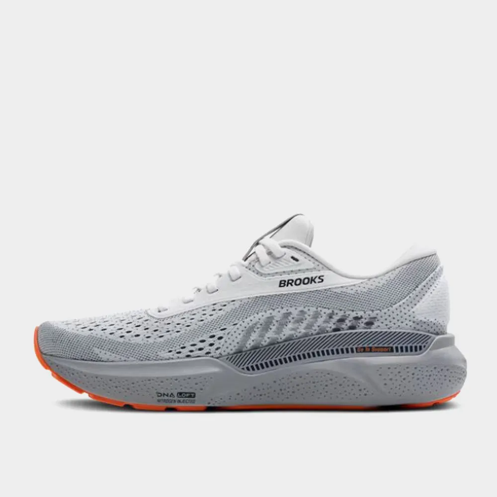 Brooks Mens Adrenaline Gts 24 Performance Running White/grey _ 183273 _ White