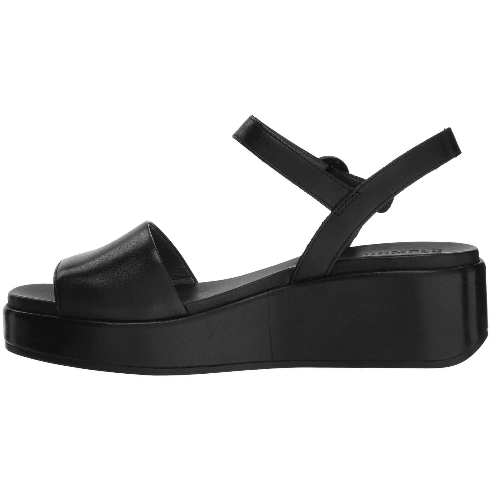 Camper Misia Calfskin Leather Women's Wedge Heel Sandals