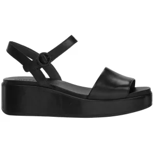 Camper Misia Calfskin Leather Women's Wedge Heel Sandals