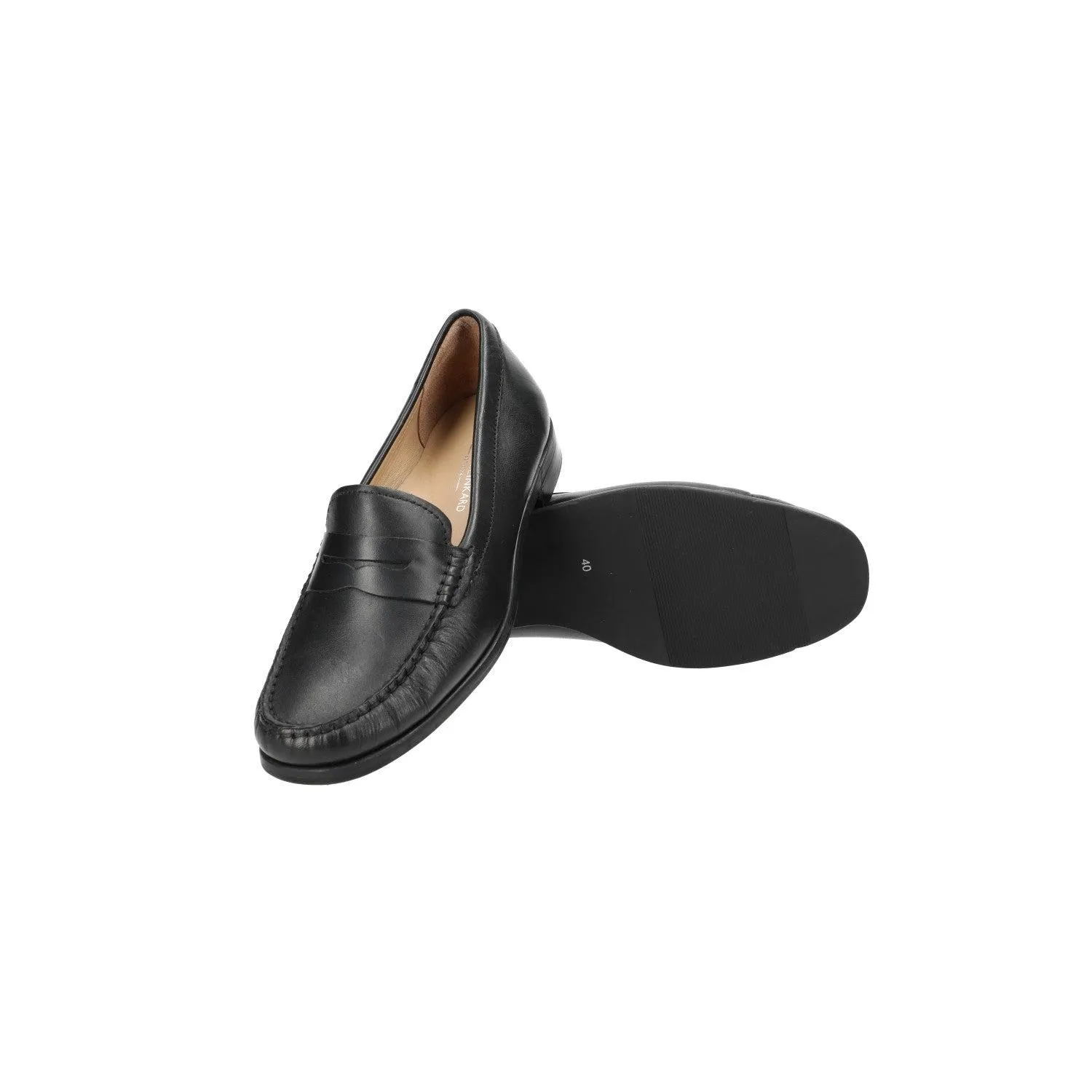 Charles Clinkard Donna Iii Loafers Leather Black Colour For Women
