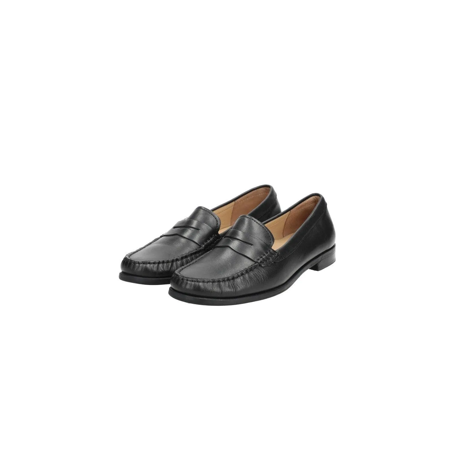 Charles Clinkard Donna Iii Loafers Leather Black Colour For Women