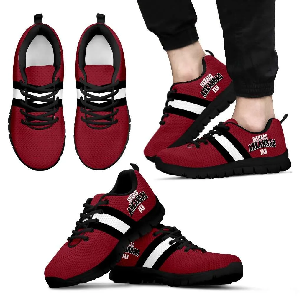 Diehard Arkansas Fan Running Shoes