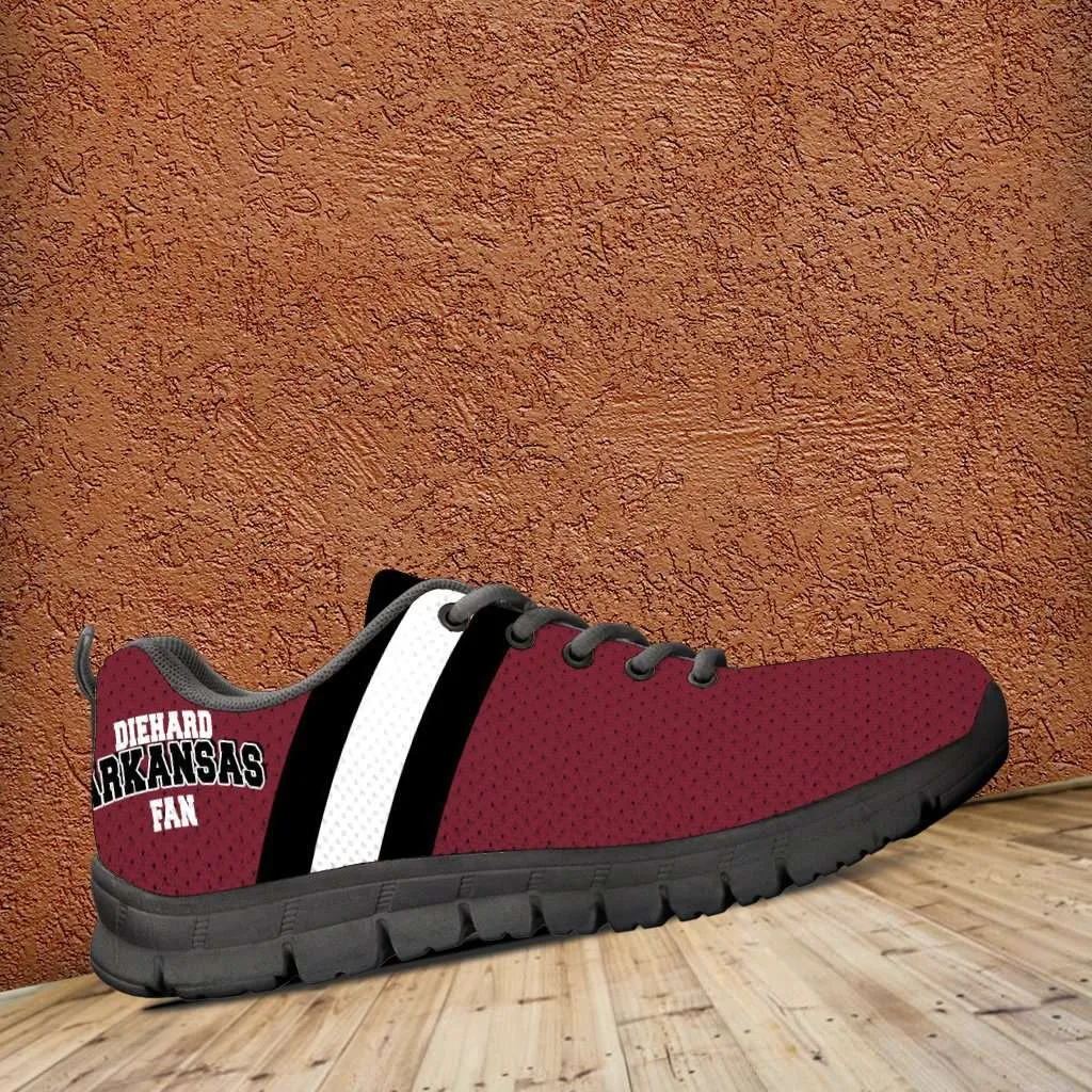 Diehard Arkansas Fan Running Shoes