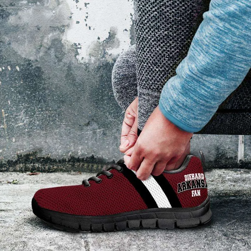 Diehard Arkansas Fan Running Shoes