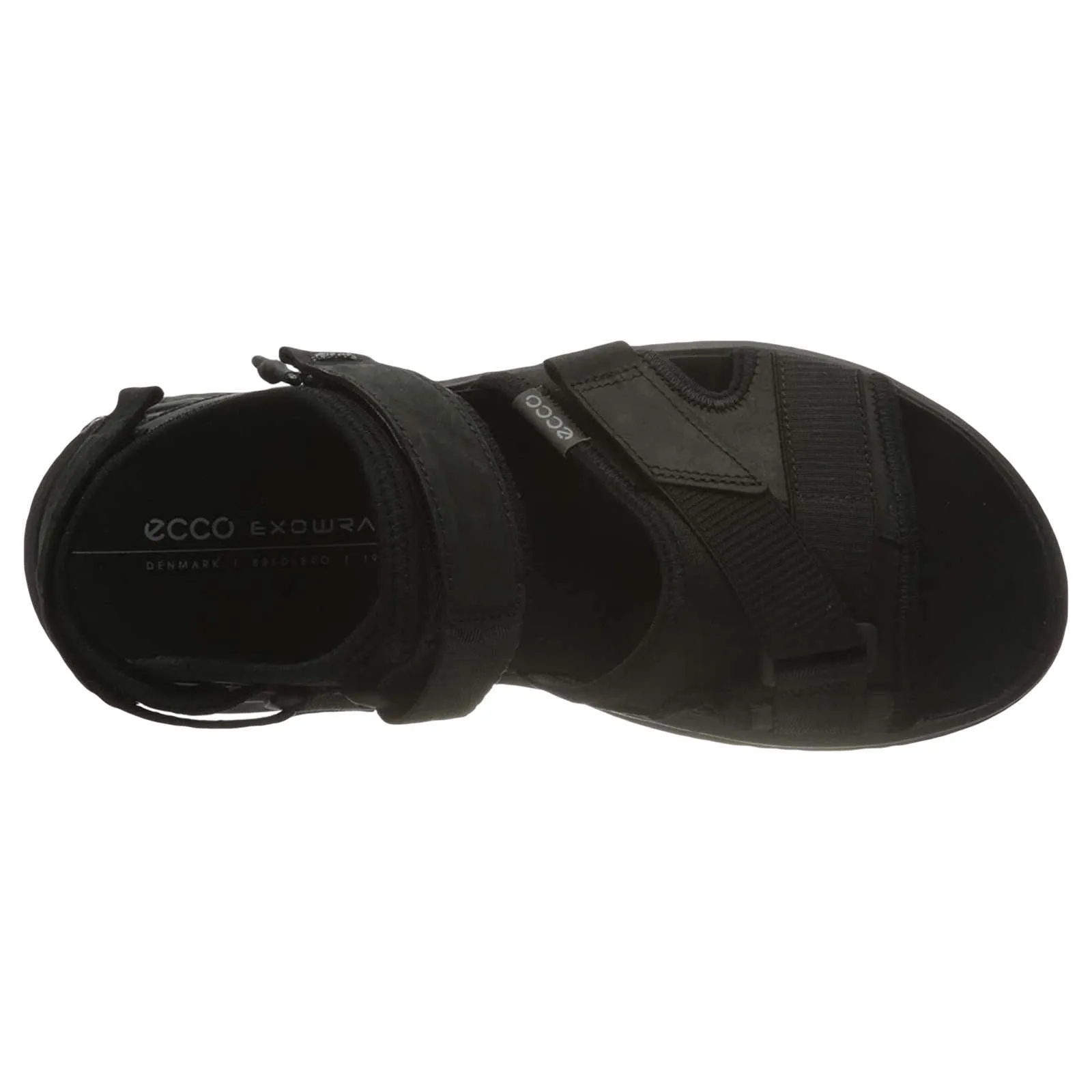 Ecco Exowrap Nubuck Leather Men's Velcro Sandals
