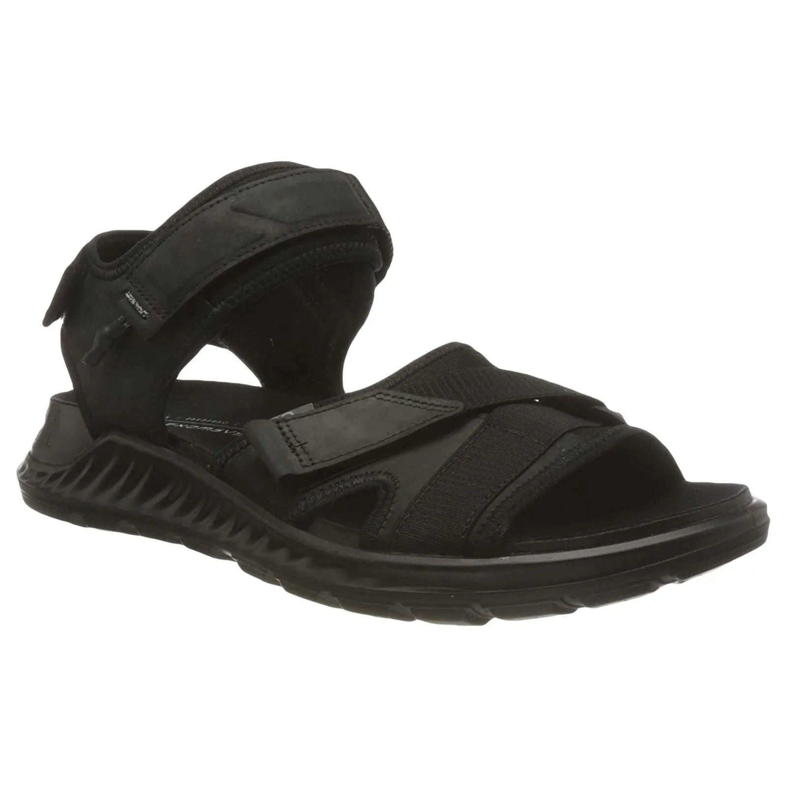 Ecco Exowrap Nubuck Leather Men's Velcro Sandals