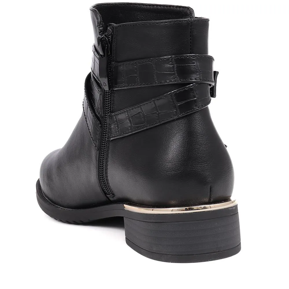 Embellished Ankle Boots  - WOIL40048 / 326 046