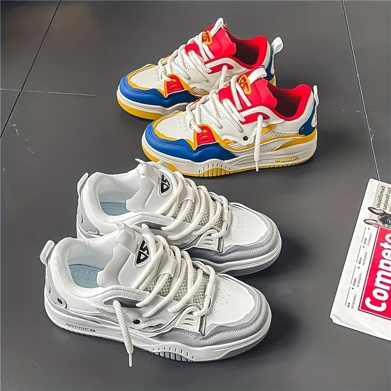 Geometric sporty sneakers - casual and trendy