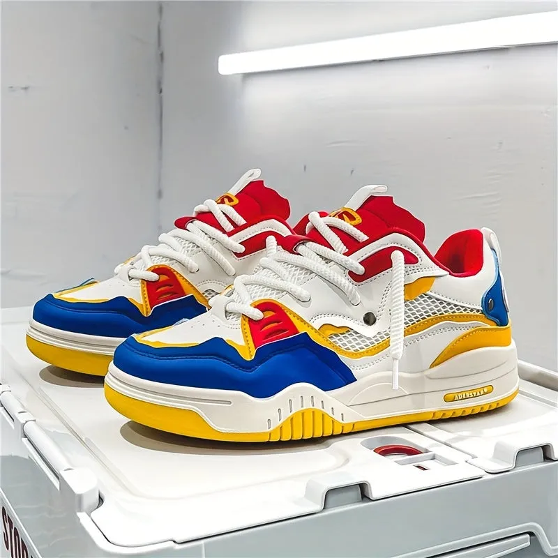 Geometric sporty sneakers - casual and trendy