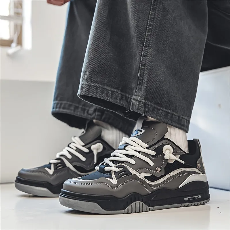Geometric sporty sneakers - casual and trendy