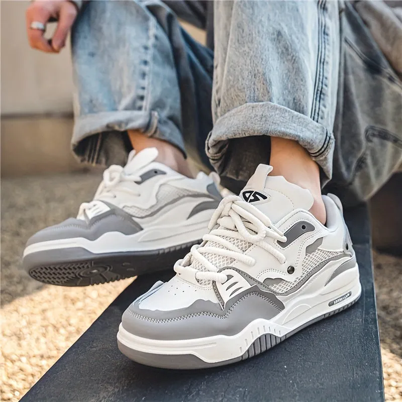 Geometric sporty sneakers - casual and trendy