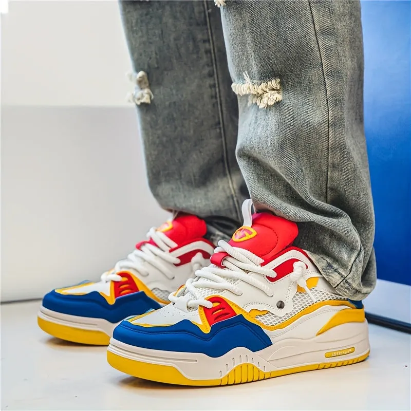 Geometric sporty sneakers - casual and trendy
