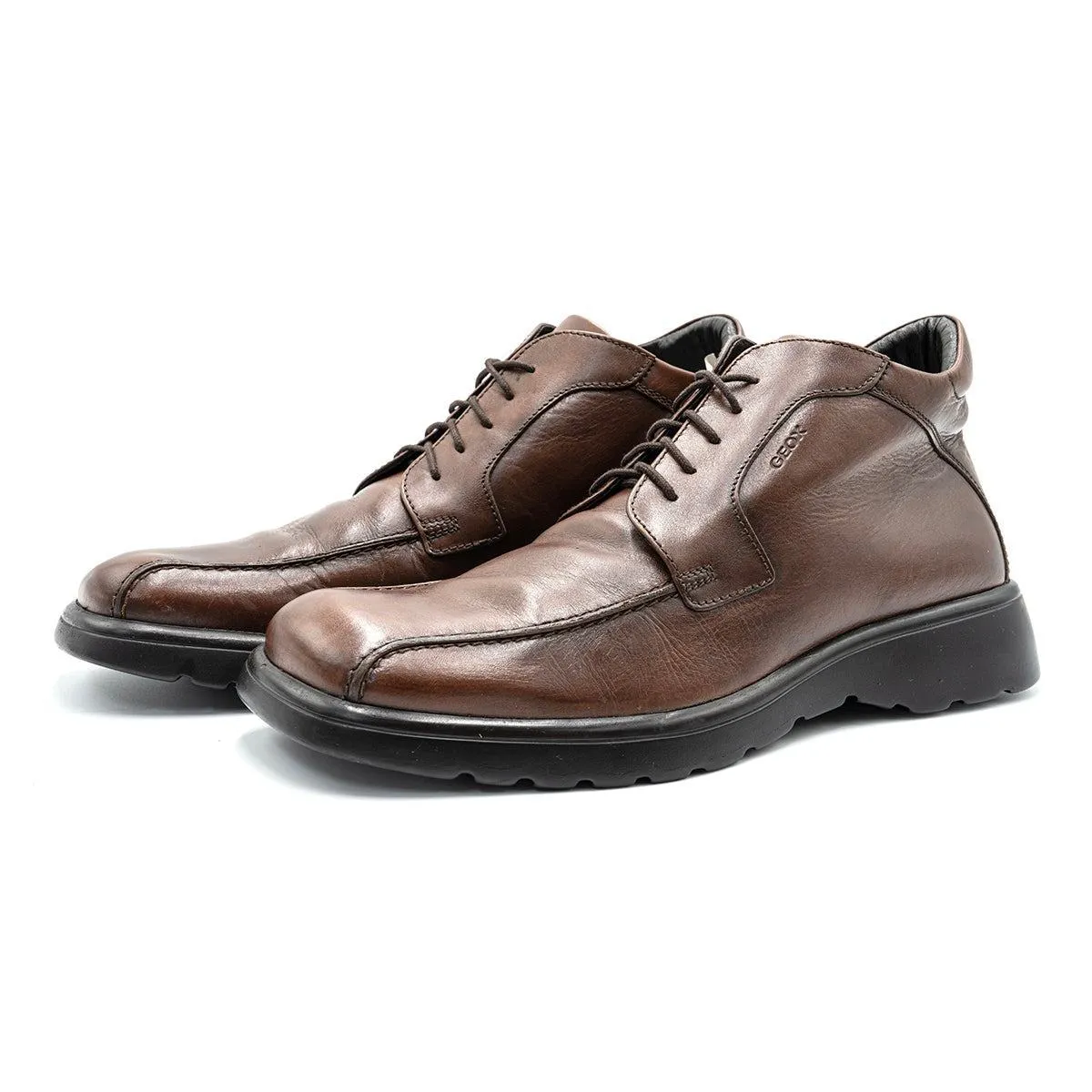 Geox Ankle Boots Leather Brown Colour For Men