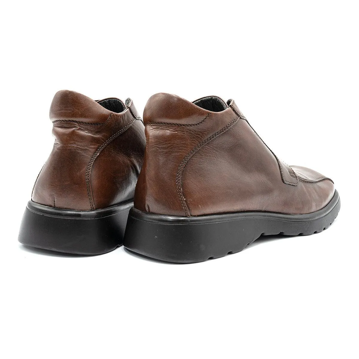 Geox Ankle Boots Leather Brown Colour For Men