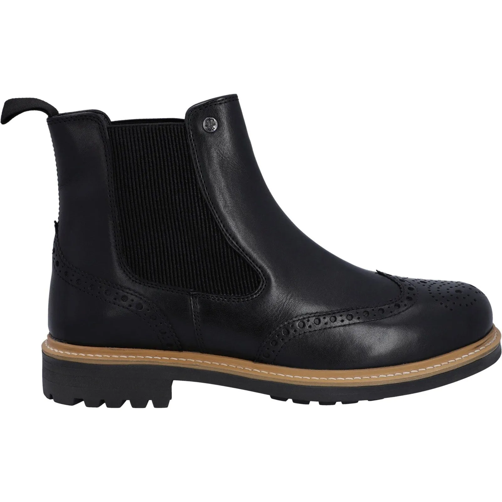 Hunter Cawdor Brogue Mens Leather Dealer Boot