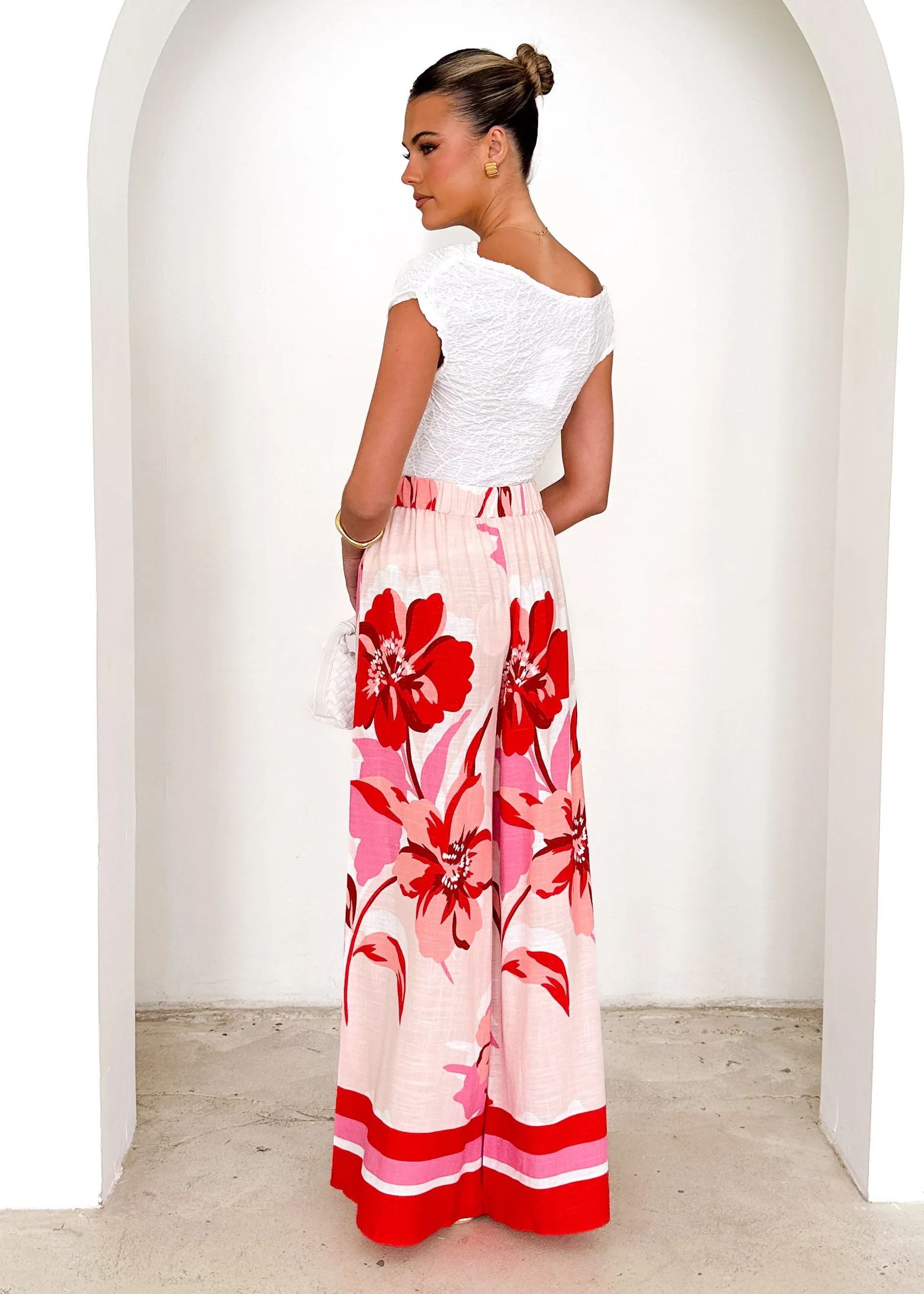 Kristen Pants - Red Rosabel