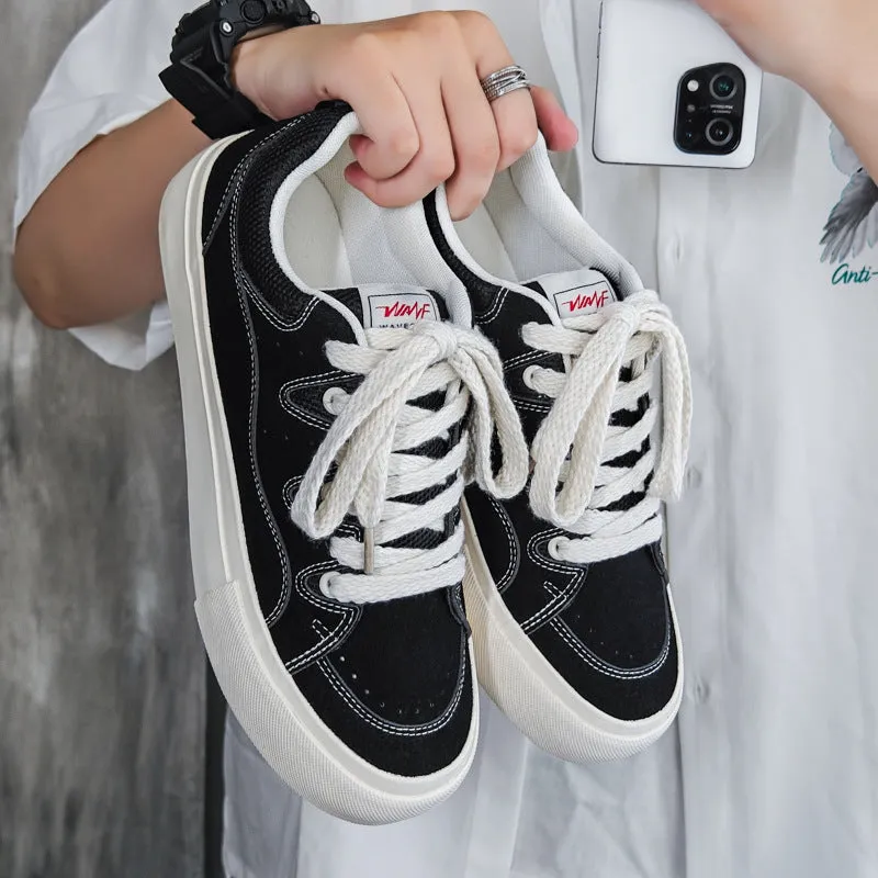 Men Fashion Casual Flat Skate Sneakers