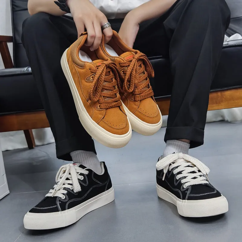 Men Fashion Casual Flat Skate Sneakers