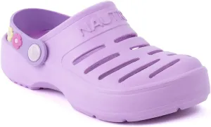 Nautica Kids Clog Sandals ?C Slip-On Lightweight Water Shoes with Adjustable Heel Strap ?C Comfortable EVA Slip-Resistant Clogs for Boys & Girls ?C Toddler & Youth Sizes