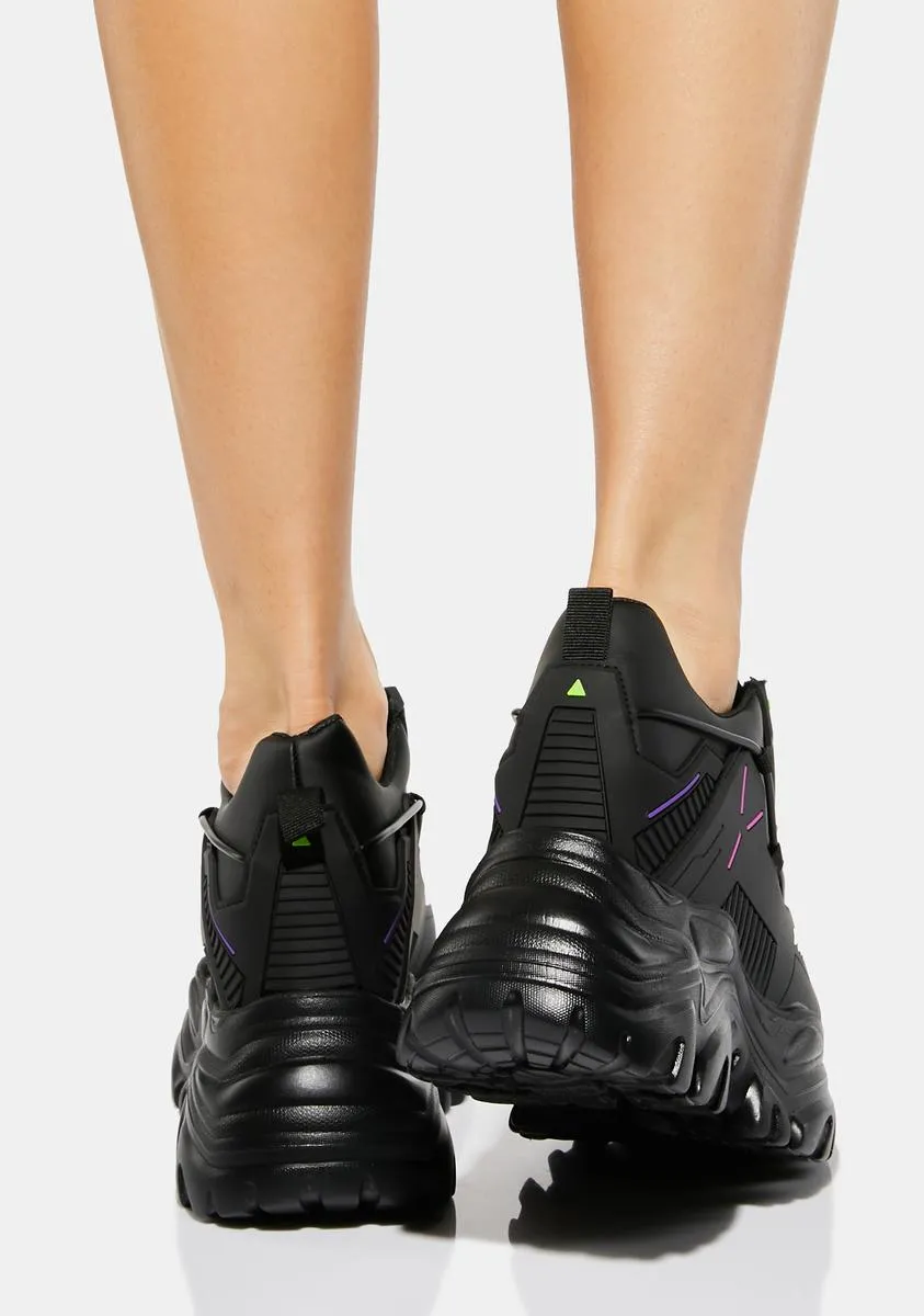 Night Watermelon Platform Sneakers