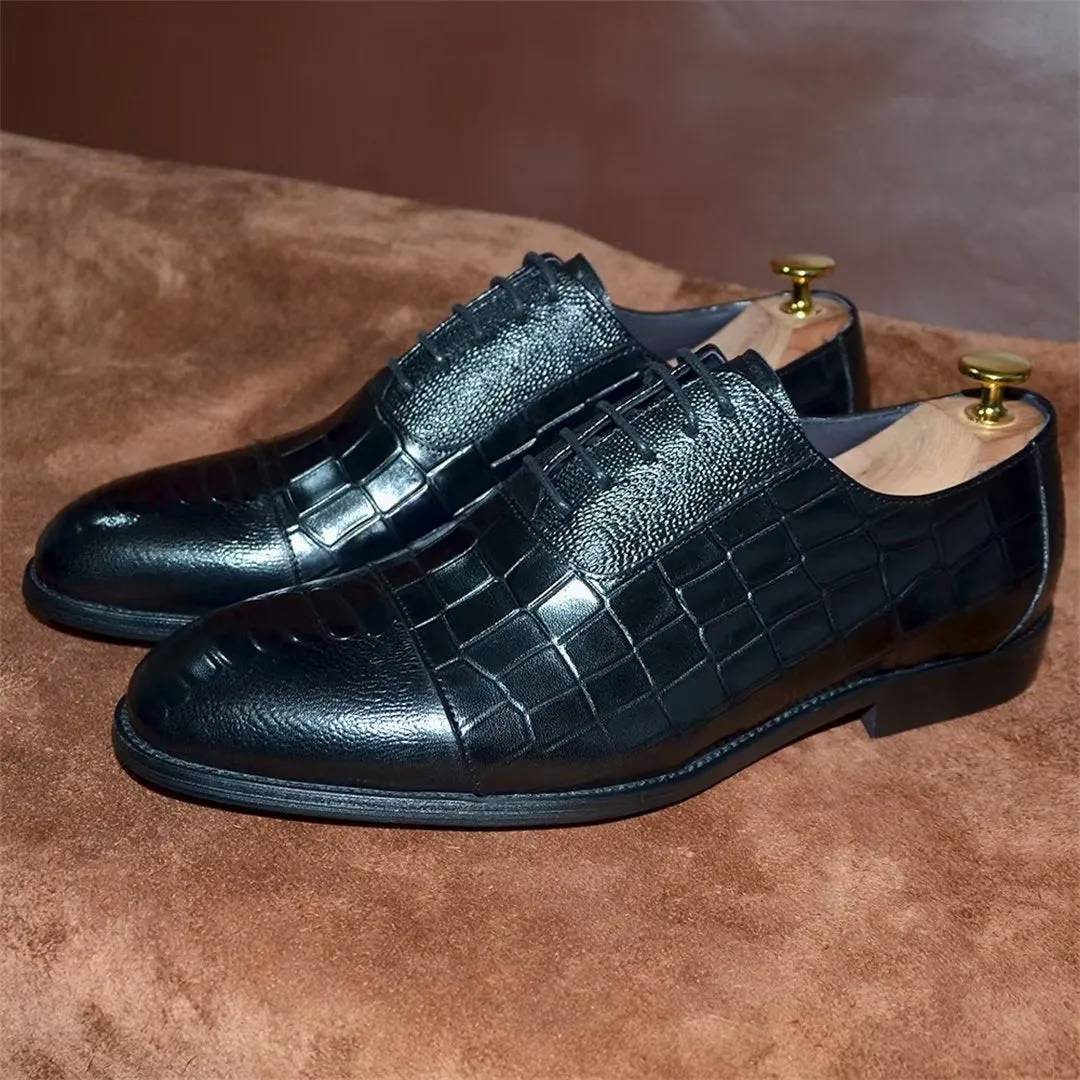 Snakara Goldara Lace-Up Oxfords