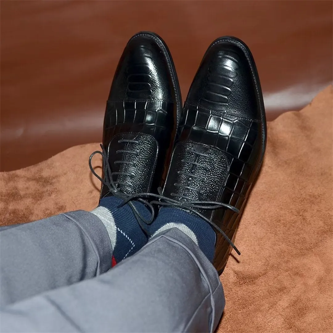 Snakara Goldara Lace-Up Oxfords