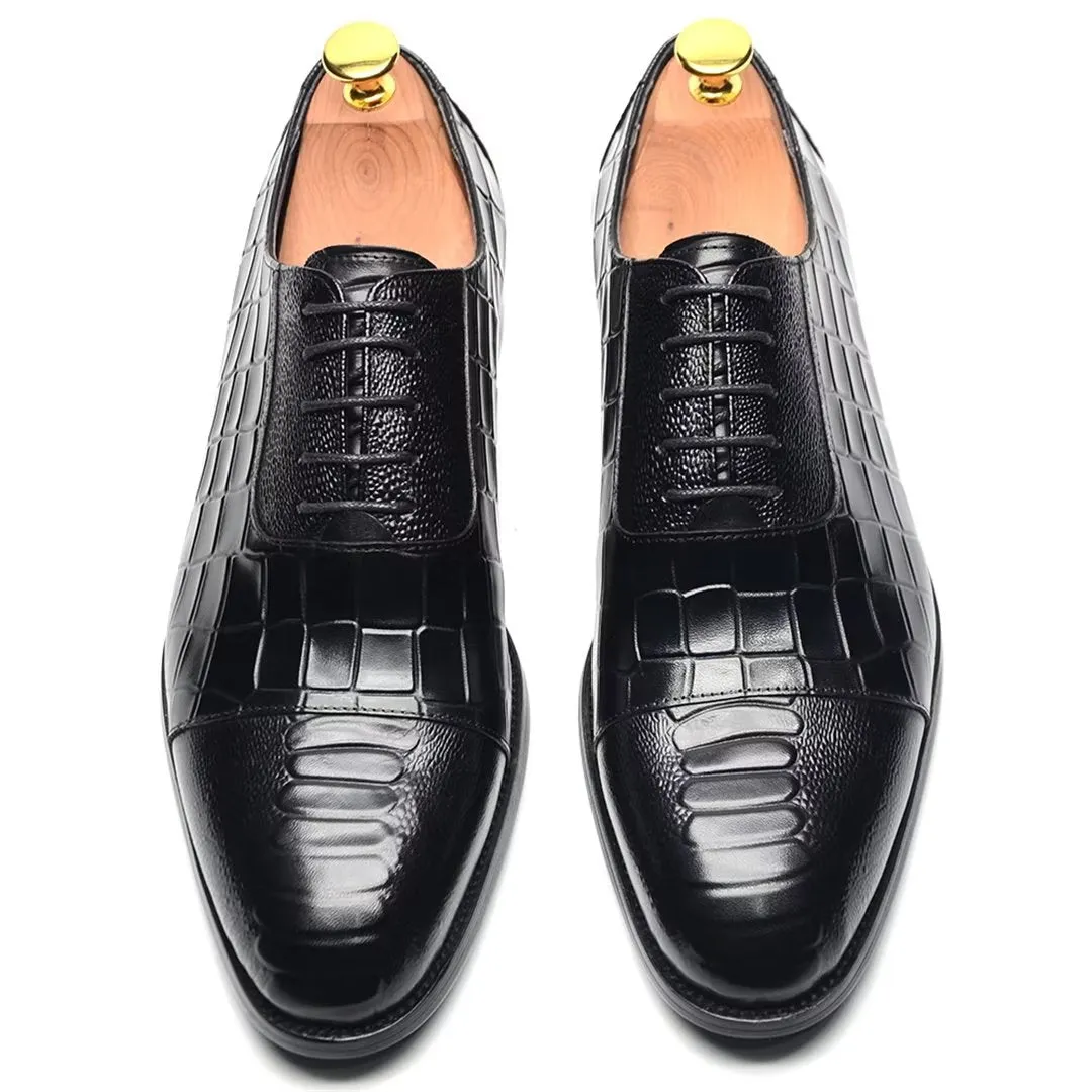 Snakara Goldara Lace-Up Oxfords