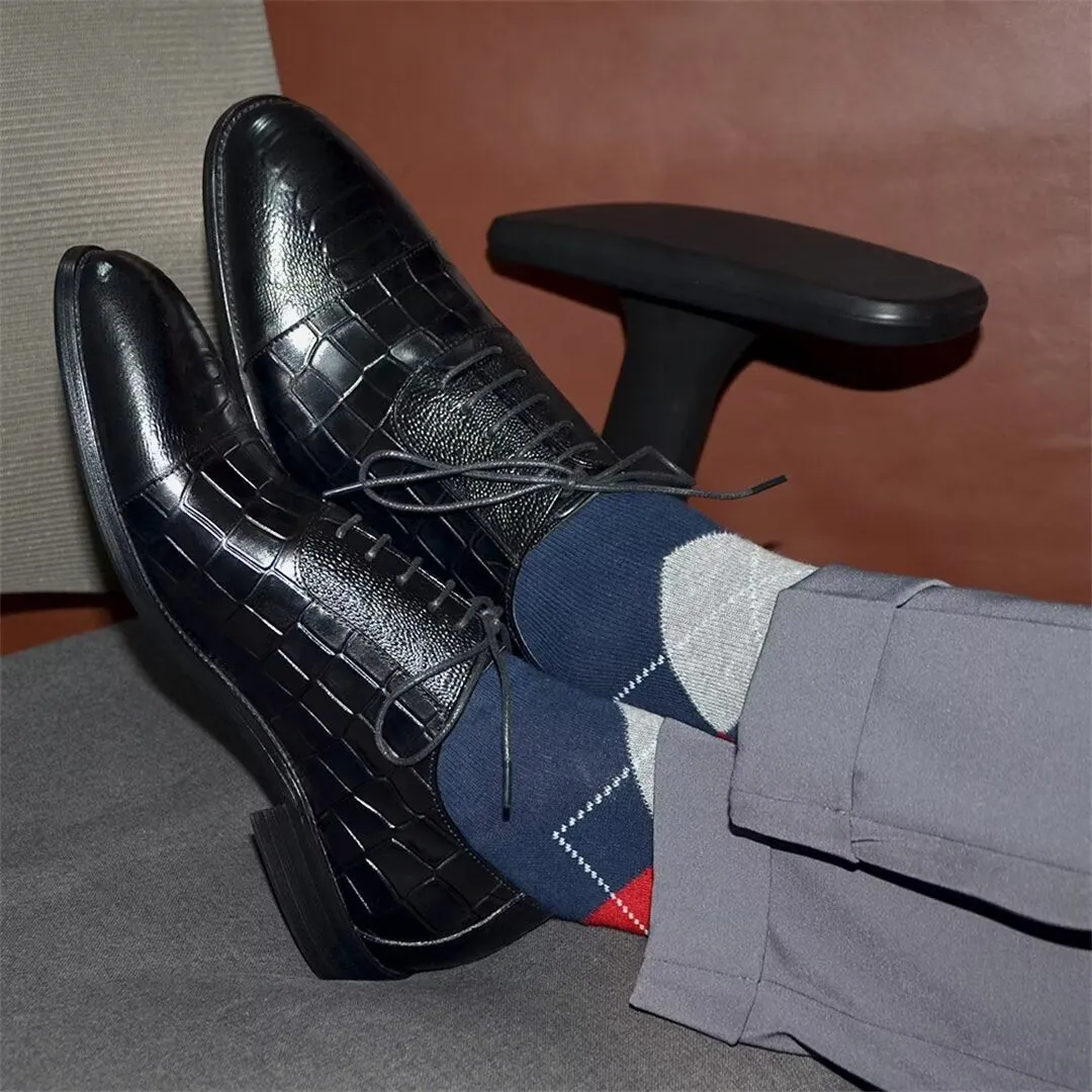 Snakara Goldara Lace-Up Oxfords