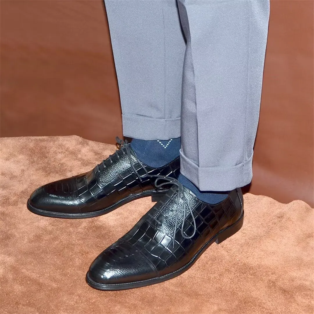 Snakara Goldara Lace-Up Oxfords