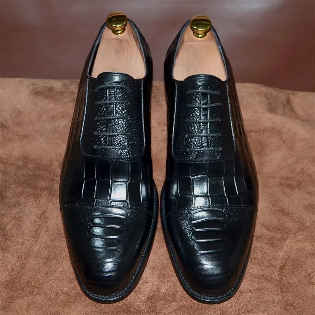 Snakara Goldara Lace-Up Oxfords