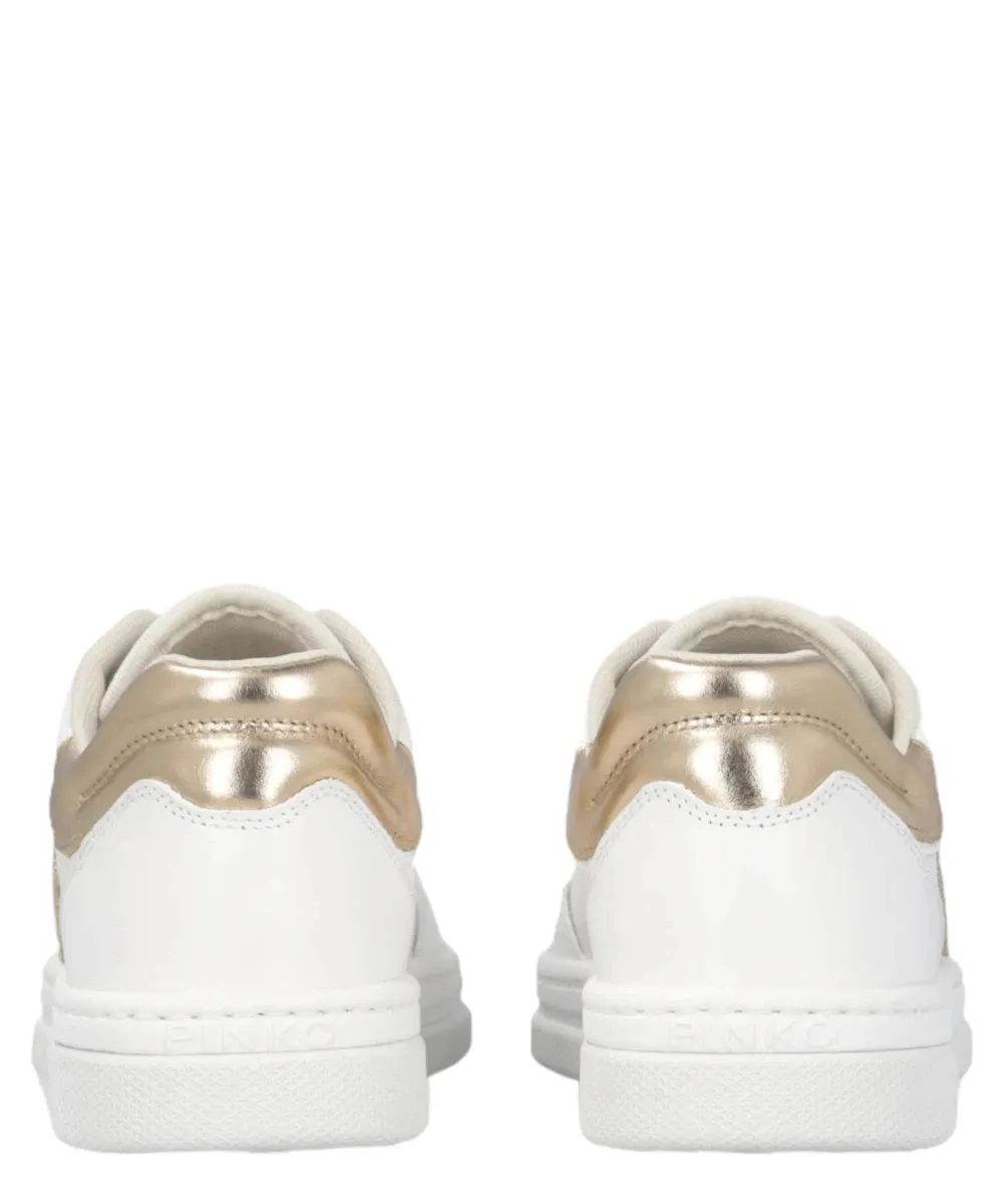 Sneakers Mandy 01 in Pelle con Logo Laterale Ricamato