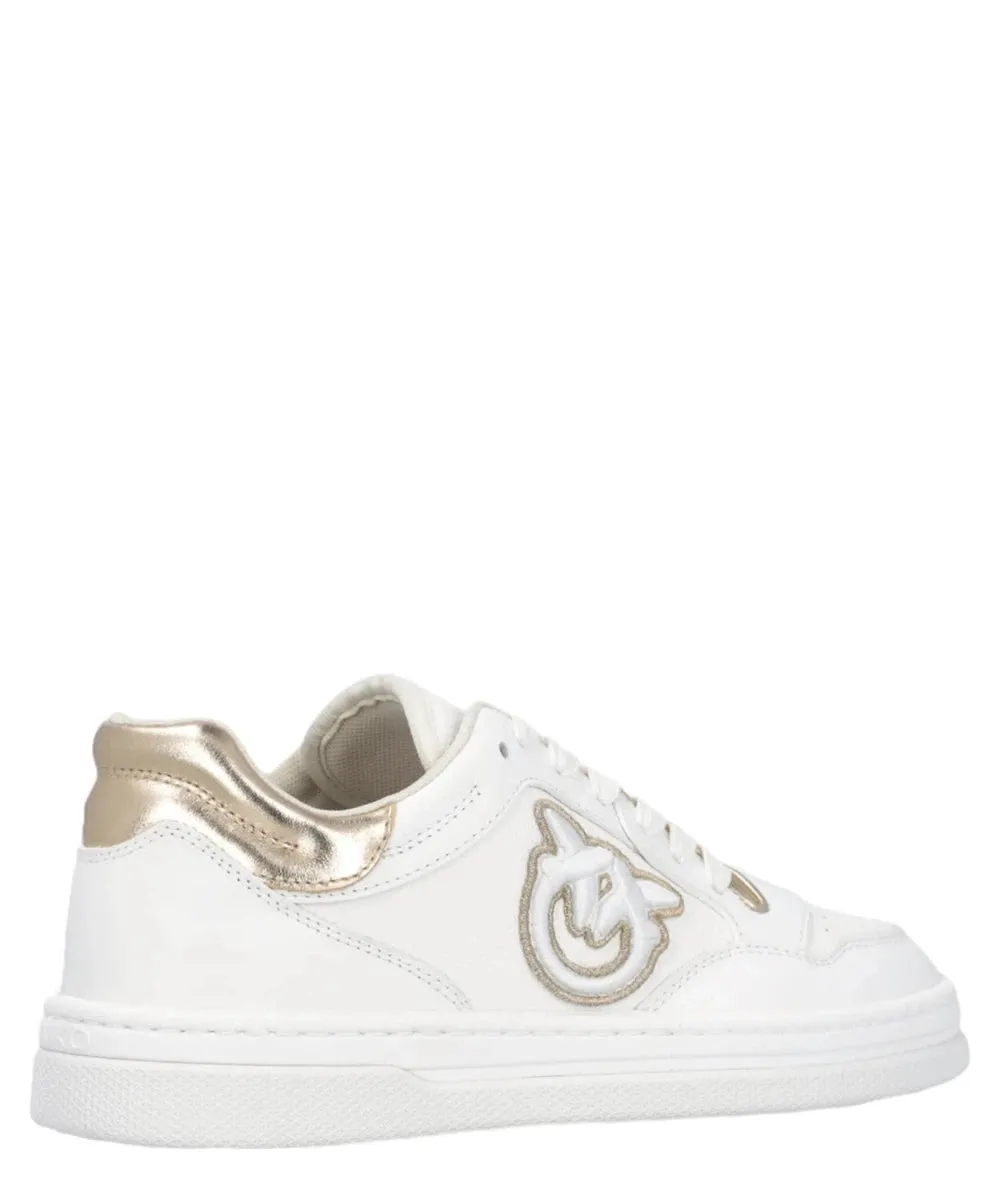 Sneakers Mandy 01 in Pelle con Logo Laterale Ricamato