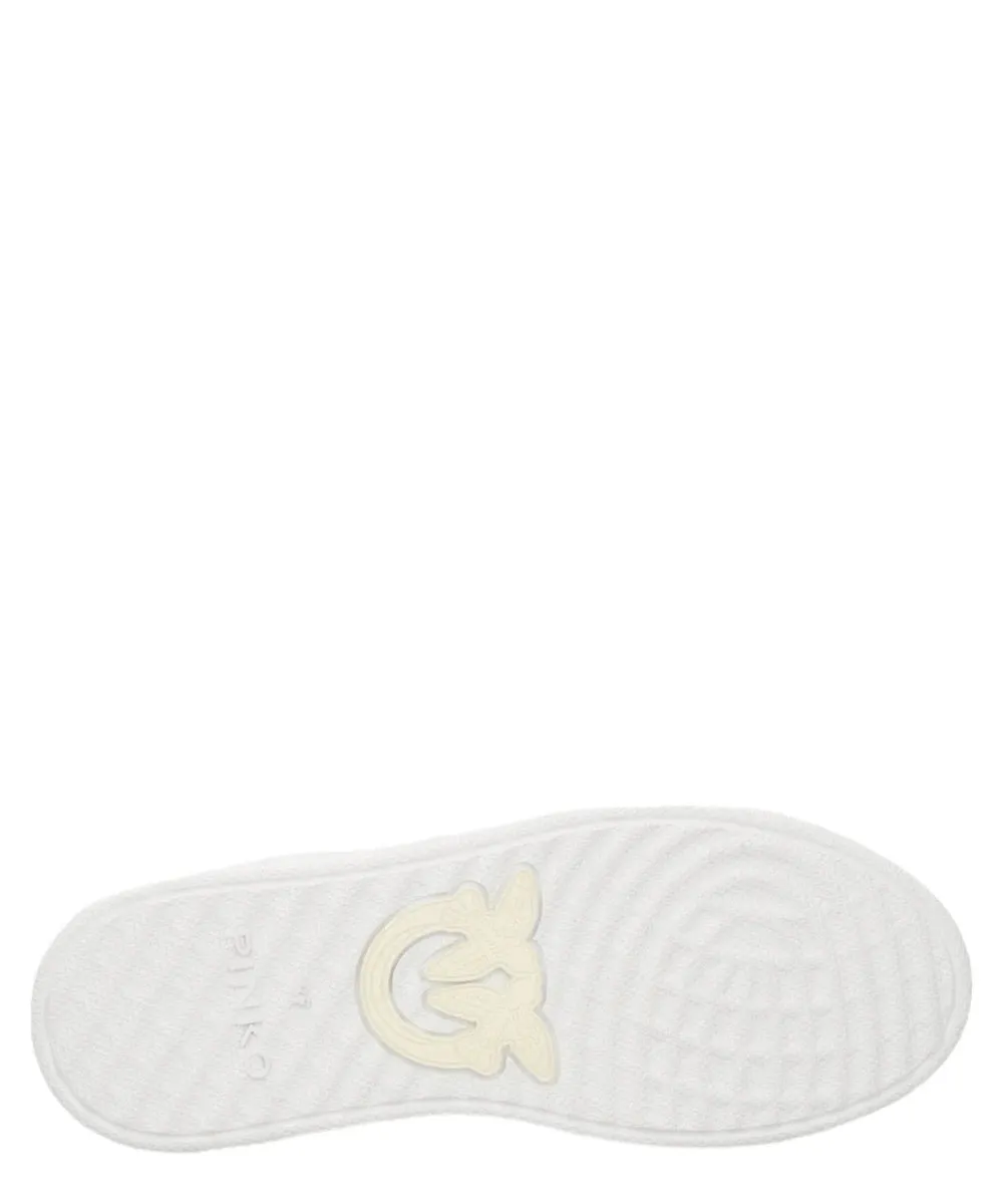Sneakers Mandy 01 in Pelle con Logo Laterale Ricamato