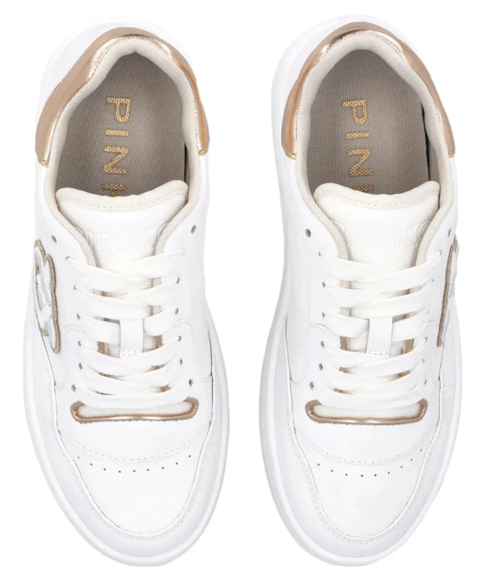 Sneakers Mandy 01 in Pelle con Logo Laterale Ricamato