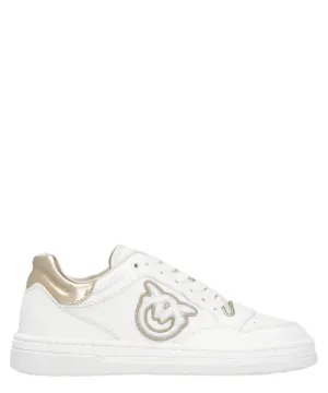 Sneakers Mandy 01 in Pelle con Logo Laterale Ricamato