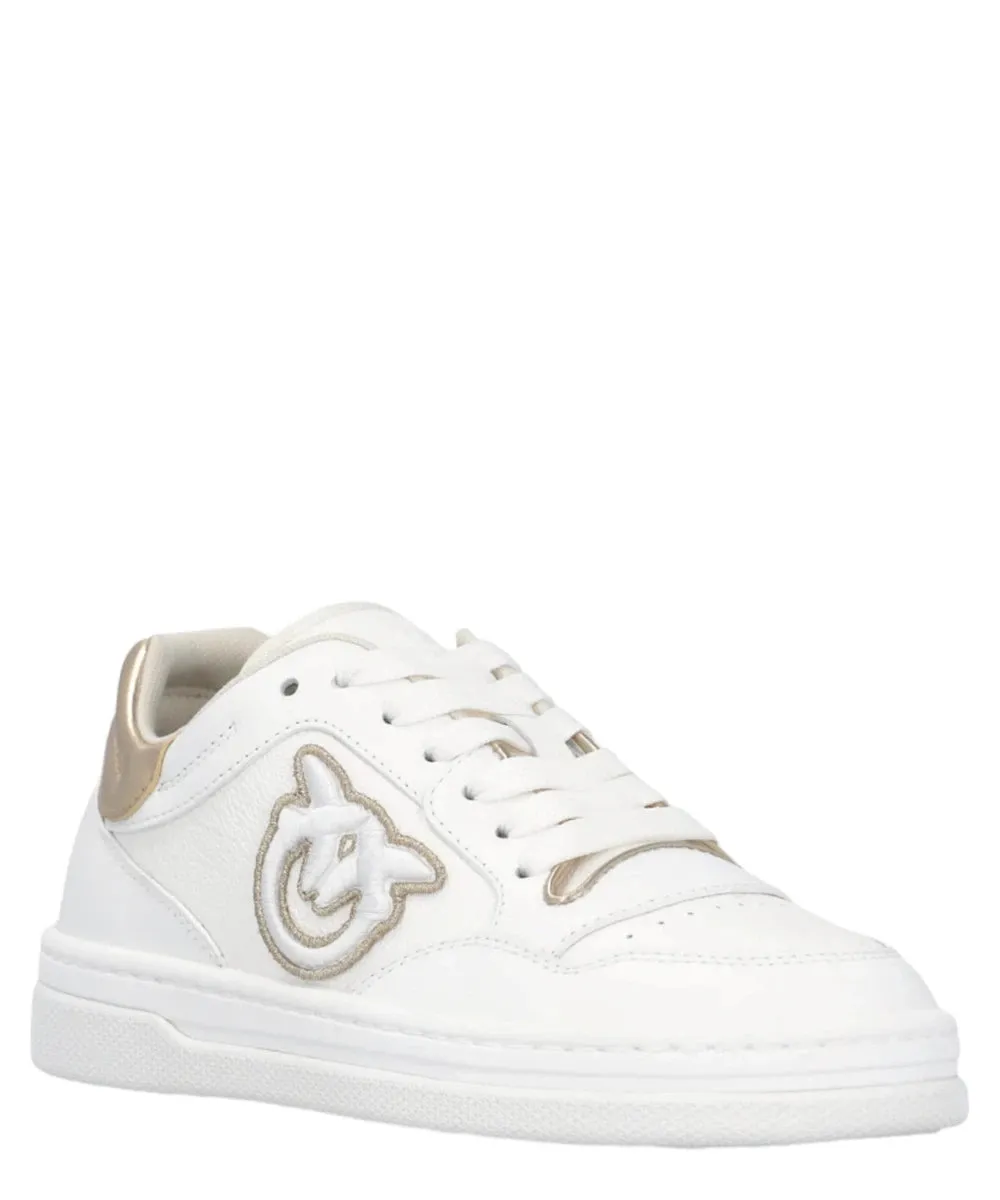 Sneakers Mandy 01 in Pelle con Logo Laterale Ricamato