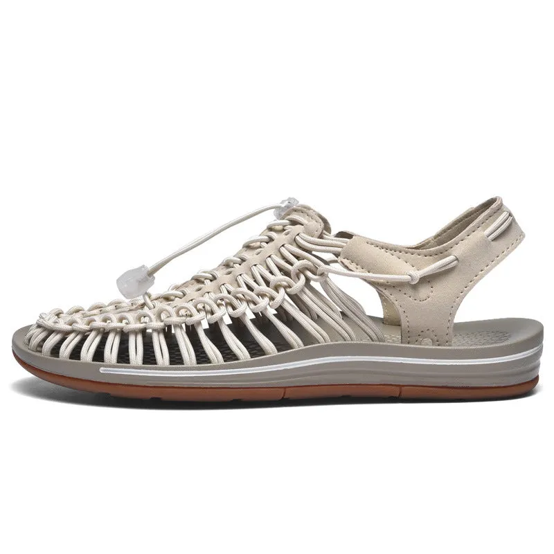 Wholesale Casual Woven Couple Breathable Sandals
