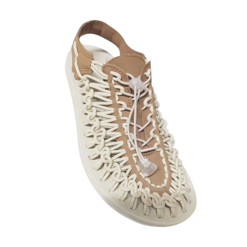 Wholesale Casual Woven Couple Breathable Sandals