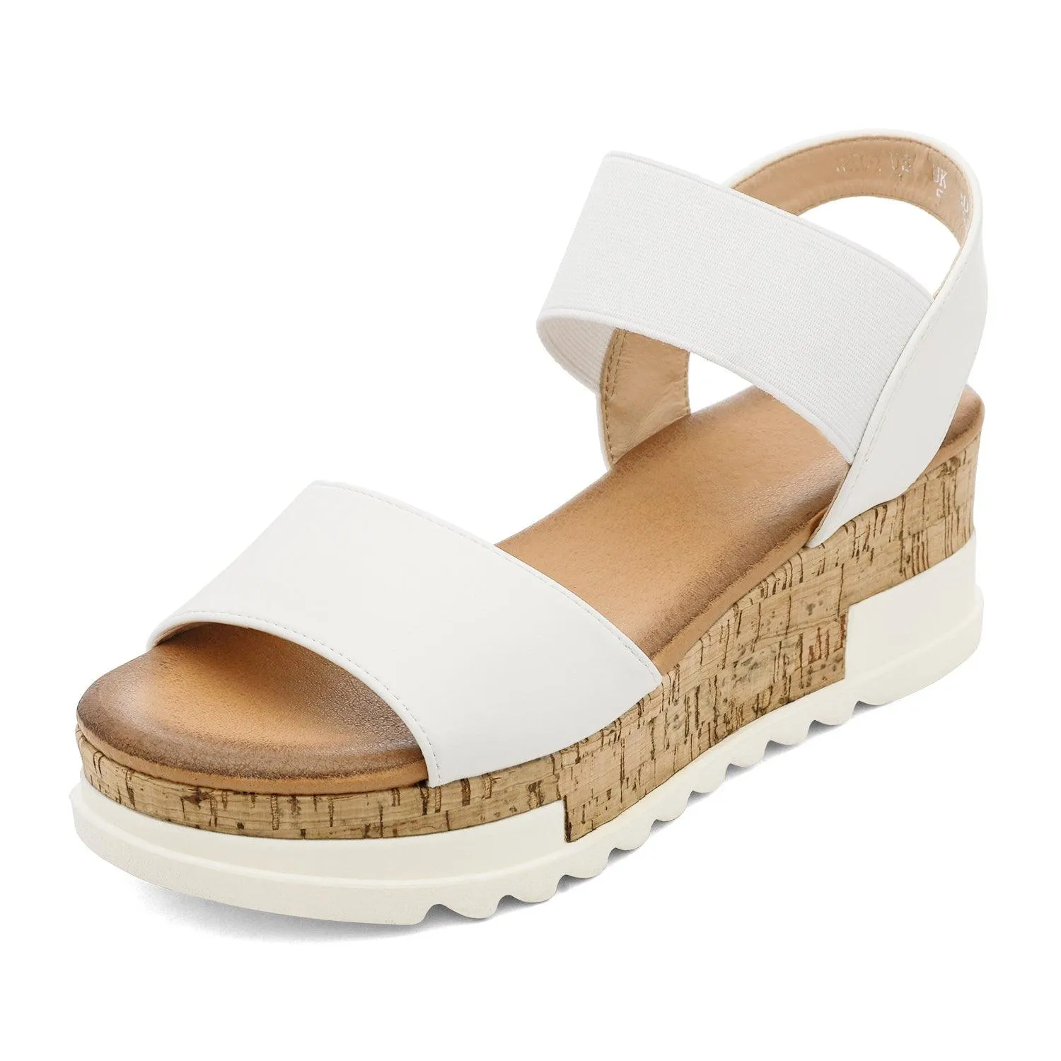 Women's Ankle Strap Open Toe Casual Platform Wedge Sandals
