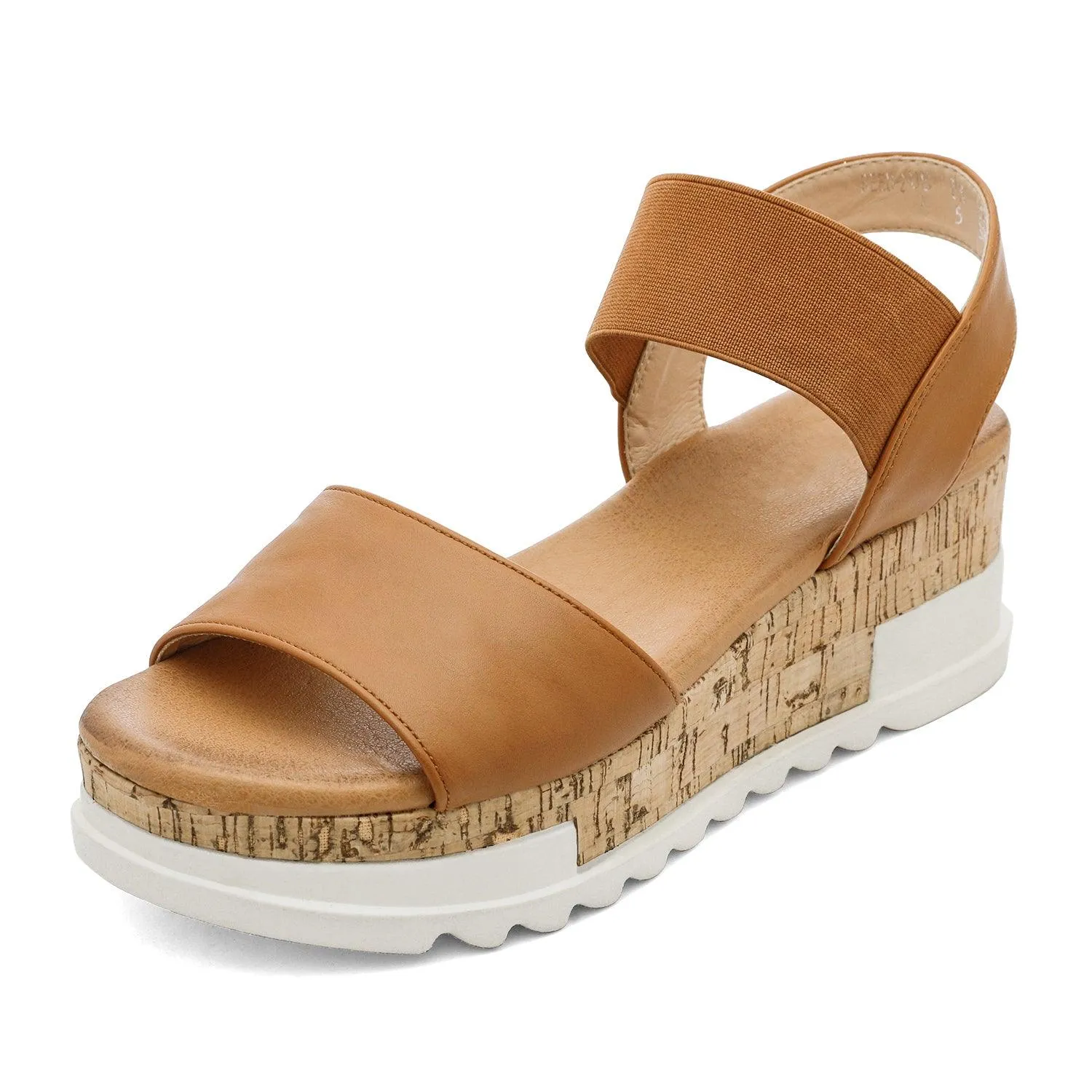 Women's Ankle Strap Open Toe Casual Platform Wedge Sandals